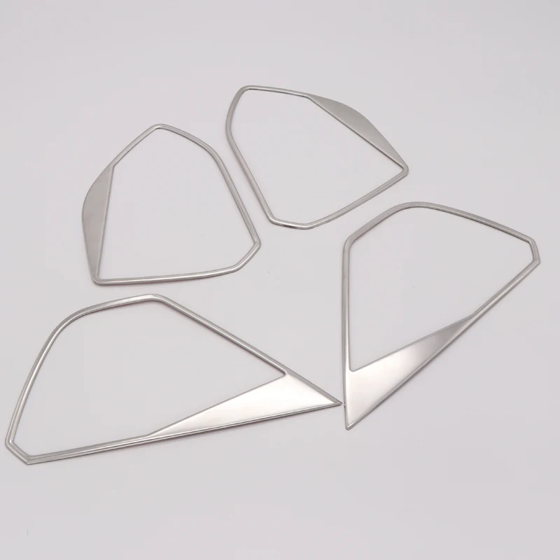 Fit for Peugeot 3008/5008 2017-2020 Car Accessories Interior Moulding Chrome Door Speaker Sound Protector Cover Trim 4pcs