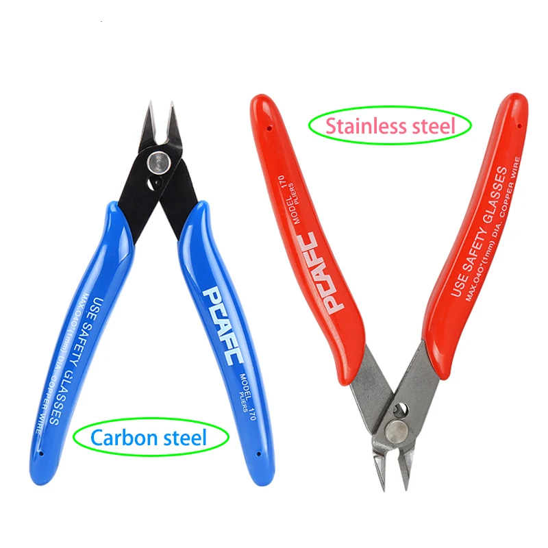 3PCS Model Plier 170 Wire Cutter DIY Trimmer Diagonal Side Cutting Cable Nippers Cut Line Stripping pliersCutter Side Snips