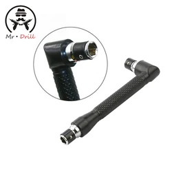 90 degree 6.35mm 1/4 L-Handle Grip Stainless Steel Twin Angle Head Wrench Screwdriver Driver Tool