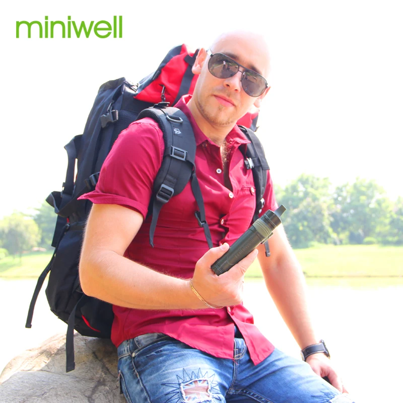 Miniwell L600 Portable Straw Water Purification Kit for Camping, Trekking, Backpacking