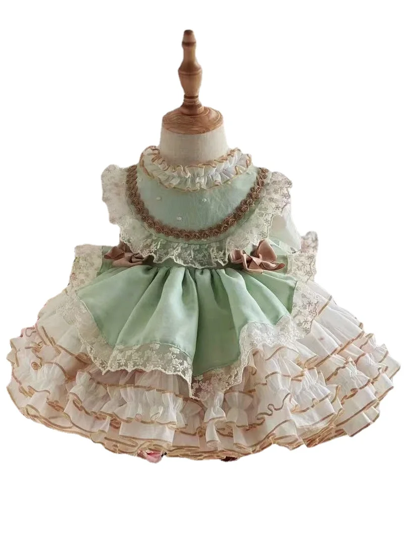 Children Lolita Princess Dress Spain Children's Dress Kids Dresses for Girls Girls Party Christmas Eid Dress Flower Girls Dress