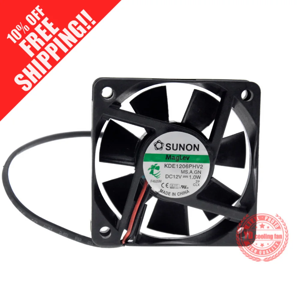 

brand new SUNON KDE1206PHV2 6015 12V 1.0W maglev cooling fan