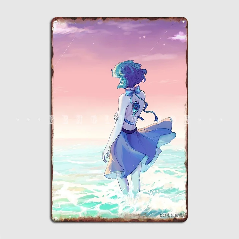 Lapis Lazuli That Distant Shore Steven Universe Poster Metal Plaque Wall Pub Home Customize Wall Decor Tin Sign Poster