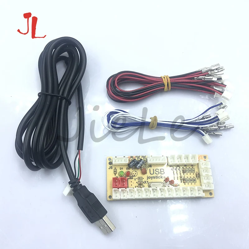 

FULL- Zero Delay Arcade USB ENCODER PC TO JOYSTICK FOR 5PIN JOYSTICK & 2.8MM BUTTON