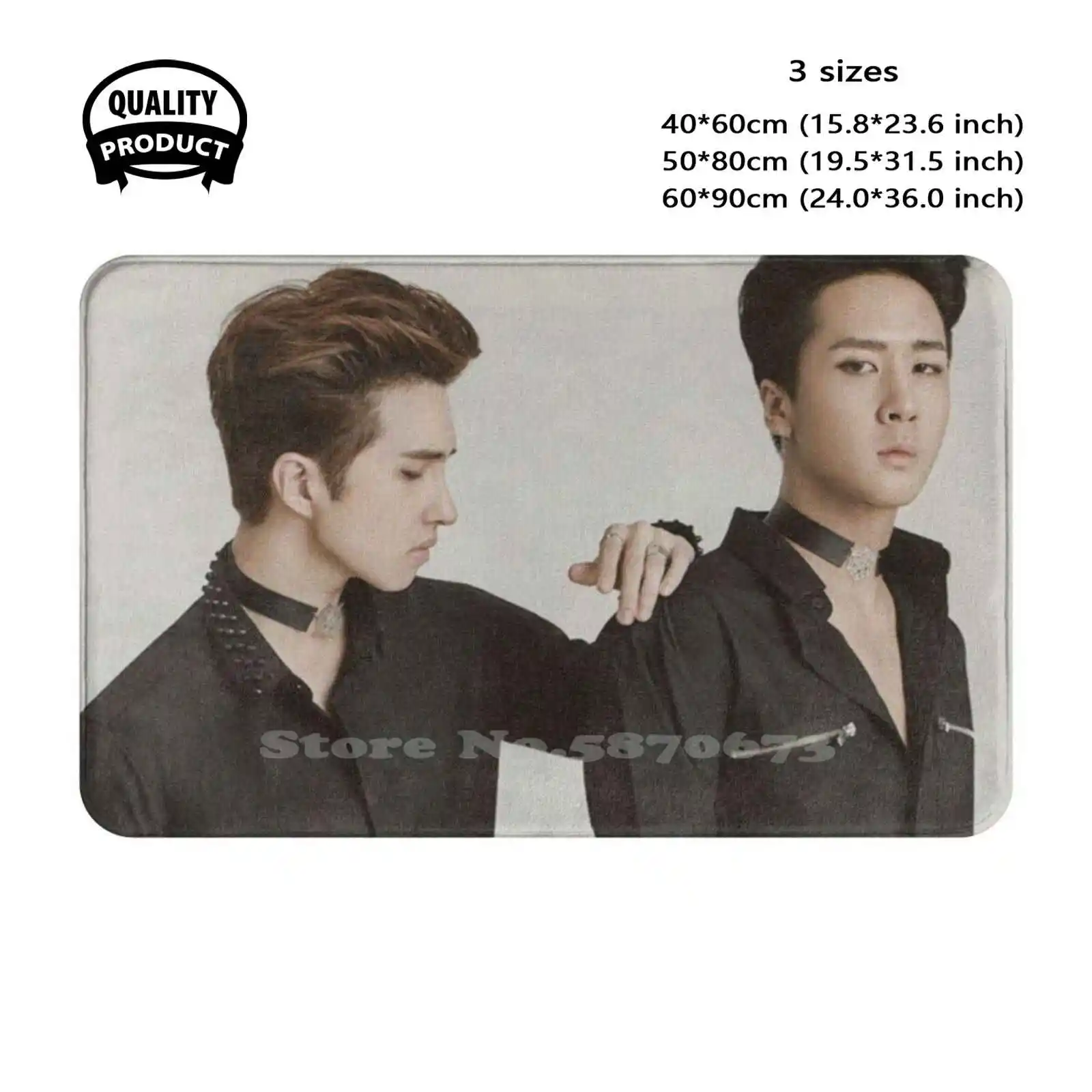 Vixx Ken Ravi Soft Cushion Home Carpet Door Mat Car Rug Vixx Ken Lee Jae Hwan Kim Won Sik Kim Weon Sik Pookipsy