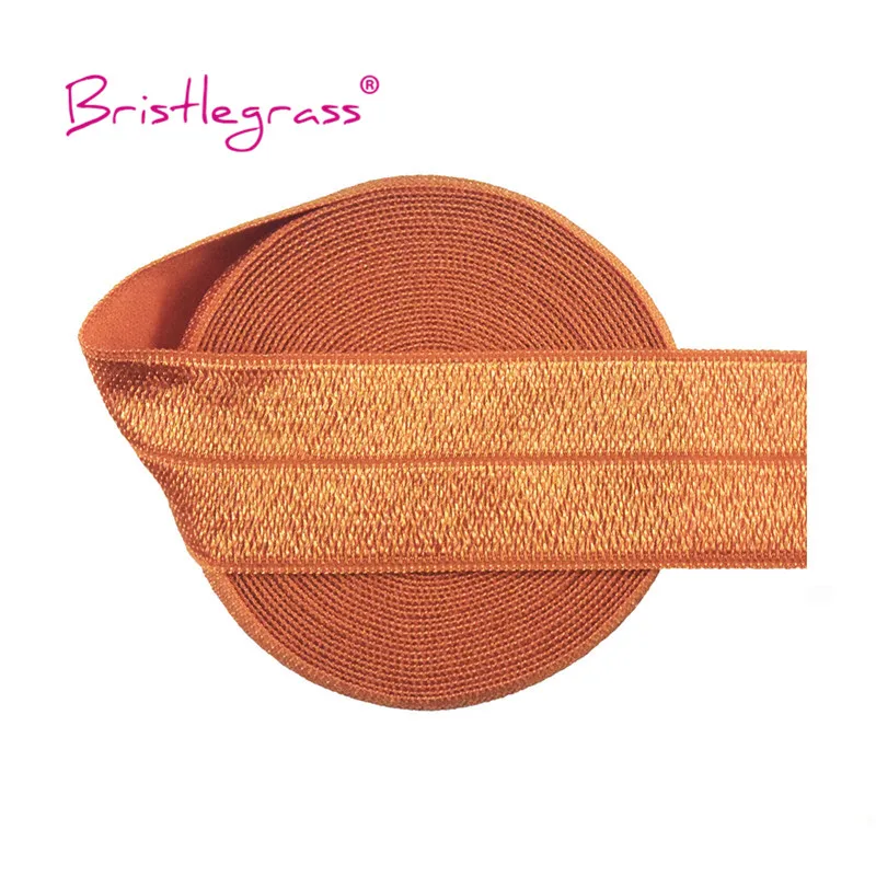 BRISTLEGRASS Großhandel 50 Yard 1 Zoll 25mm Glänzendes FOE Faltbares Elastisches Spandex-Satinband für Stirnbänder, Haarbänder, Kleider und DIY-Näharbeiten – Detail 20