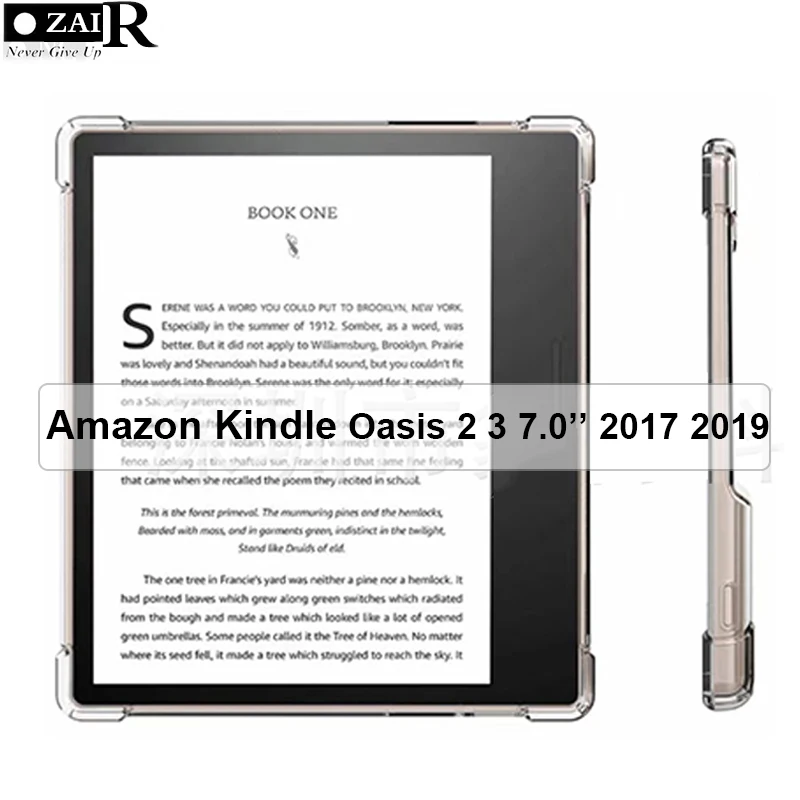 Case for Amazon Kindle Oasis 2 3 7.0'' Silicone soft shell TPU Airbag cover clear capa for Amazon Oasis2 2017 Oasis3 2019 Case