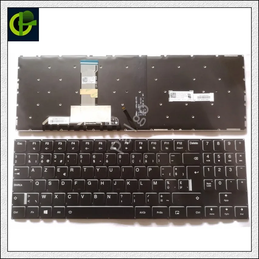 Nouveau engourdi ty Français Belgique Rétro-Éclairé Clavier pour Lenovo Légion Y520 Y520-15IKB Y720 Y720-15IKB R720 R720-15IKB 15 15IKB punFR