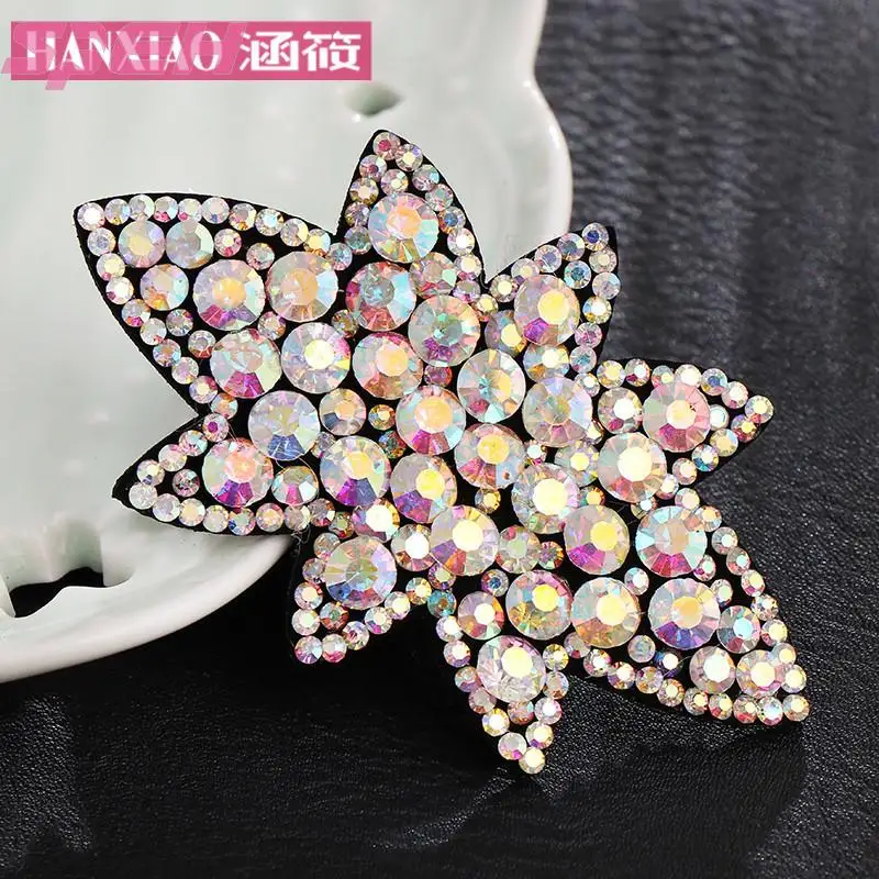 

Headpiece leaves hair clip water duck clip leather word clip super flash jewelry pill head plate hair card top clip woman