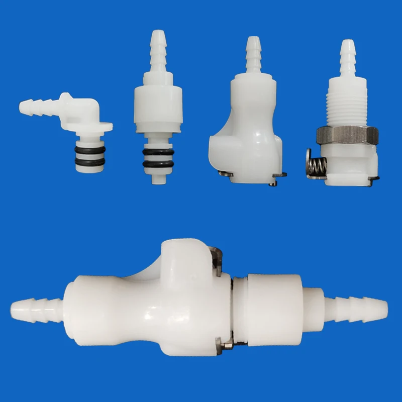 S-series 1/8 quick coupler coupling hose joint Shut-off Valve quick disconnect fitting hose connector Male Insert Femal Body