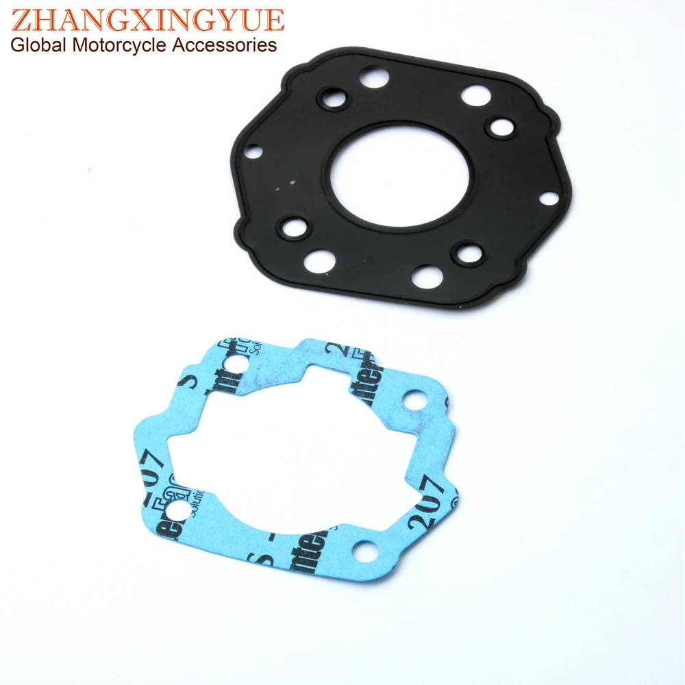 Motorcycle 50cc 70cc Cylinder Gasket Set Top End for Derbi GPR Nude R - Replica Senda X-Race X-Trem Enduro SM EBS050 Euro 50 2T