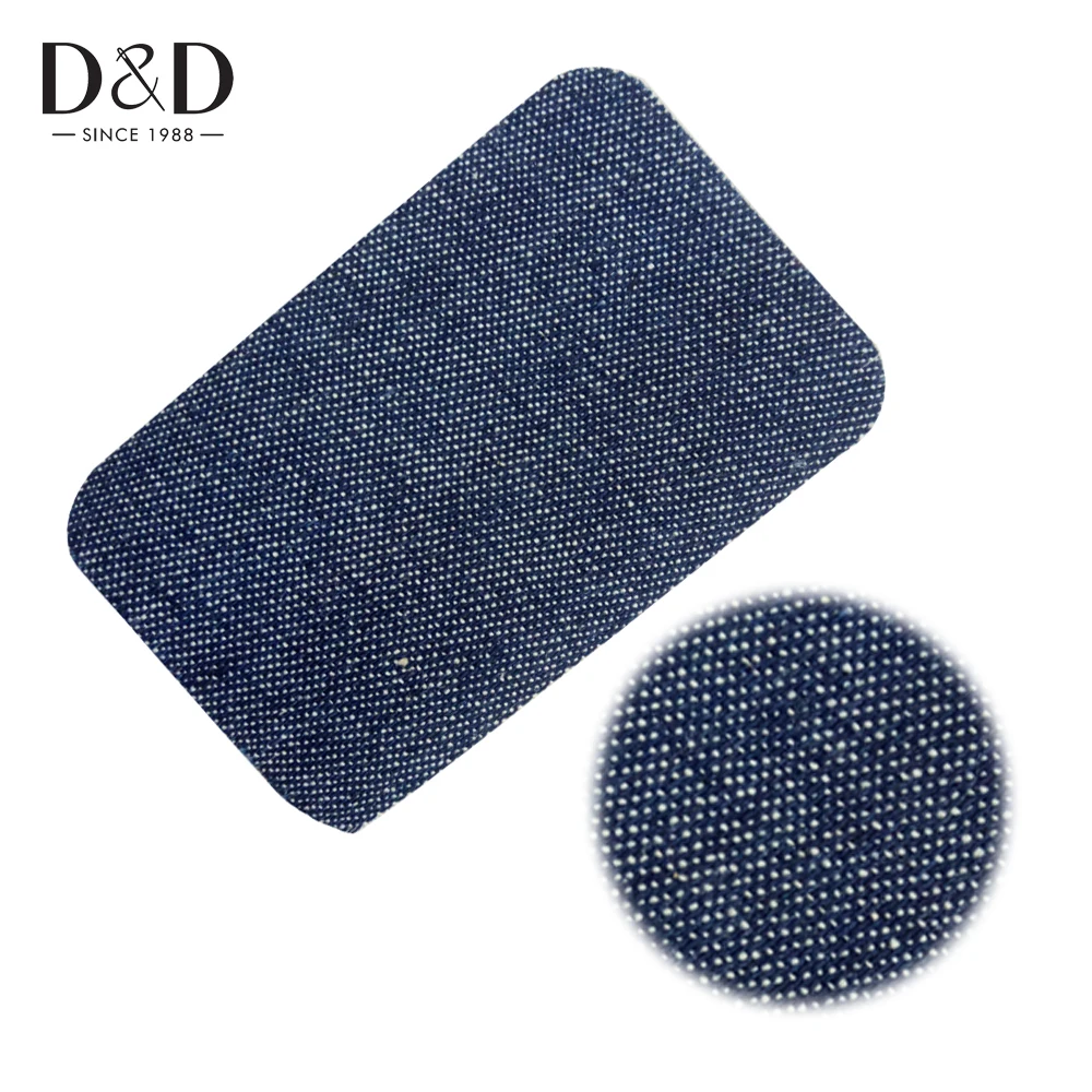 D&D Jeans Patch Iron On Patches Embroidered Sewing Repair Elbow Knee Denim Patches For Child clothes stickers Accessories Patch