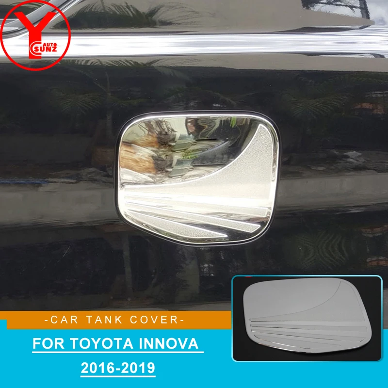 

Chrome Fuel Tank Gas Cover For Toyota Innova 2016 2017 2018 2019 ABS Oil Gas Protector Car Styling Parts Accessories YCSUNZ