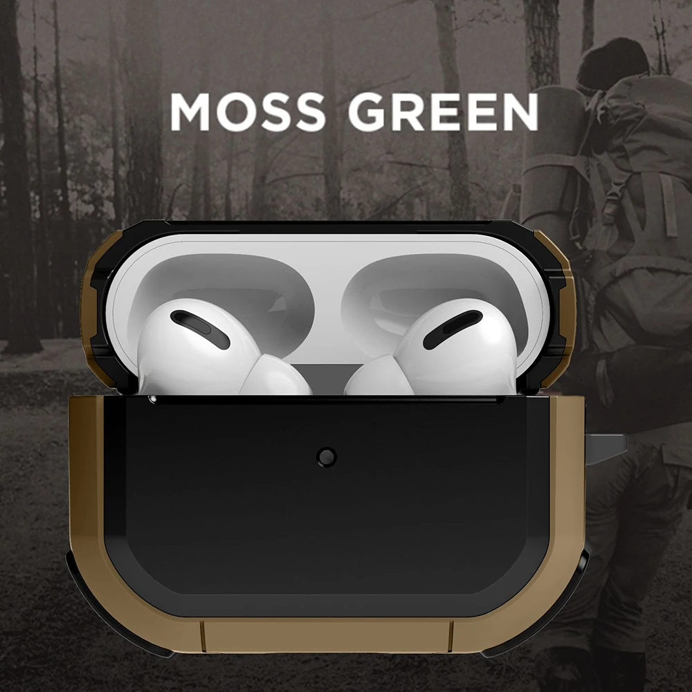 Voor Airpods Pro 2 Case Shockproof Accessoires Met Sleutelhanger Armor Oortelefoon Gevallen Draadloze Hoofdtelefoon Cover Voor Air Pod Pro 2 3 1