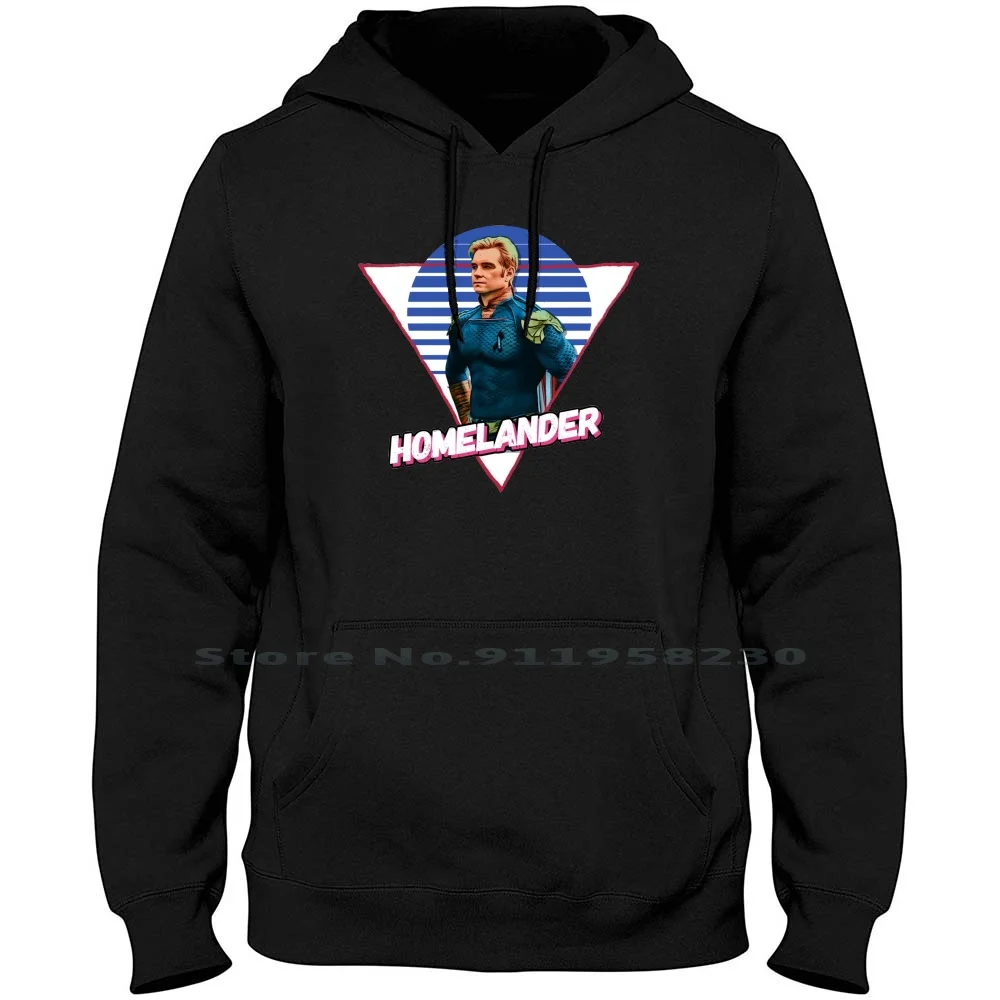 

The Boys Homelander Men Hoodie Sweater 6XL Big Size Cotton Superheroes Danger Smith Movie Comic Anger Land Home Hero City Om Me