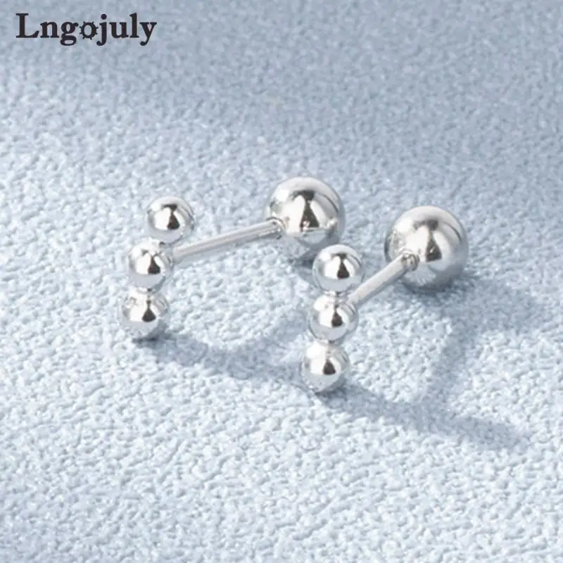 High Quality 925 Sterling Silver Multiple Styles Stud Earring For Women Children Screw Earrings Anniversary Party Jewelry Gifts