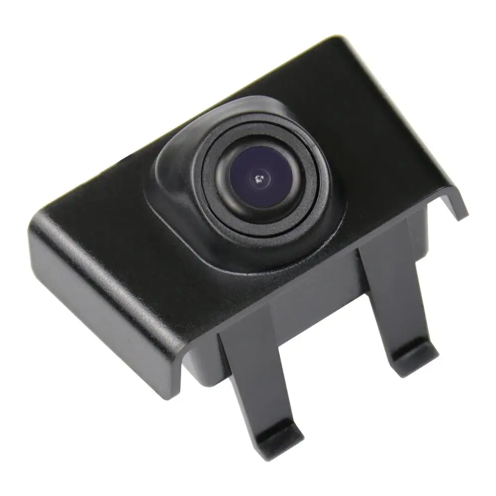 HD Front View Camera Logo Parking Camera Night Vision Camera for Universal Monitors (RCA) for Hyundai Santa Fe 2013-2014