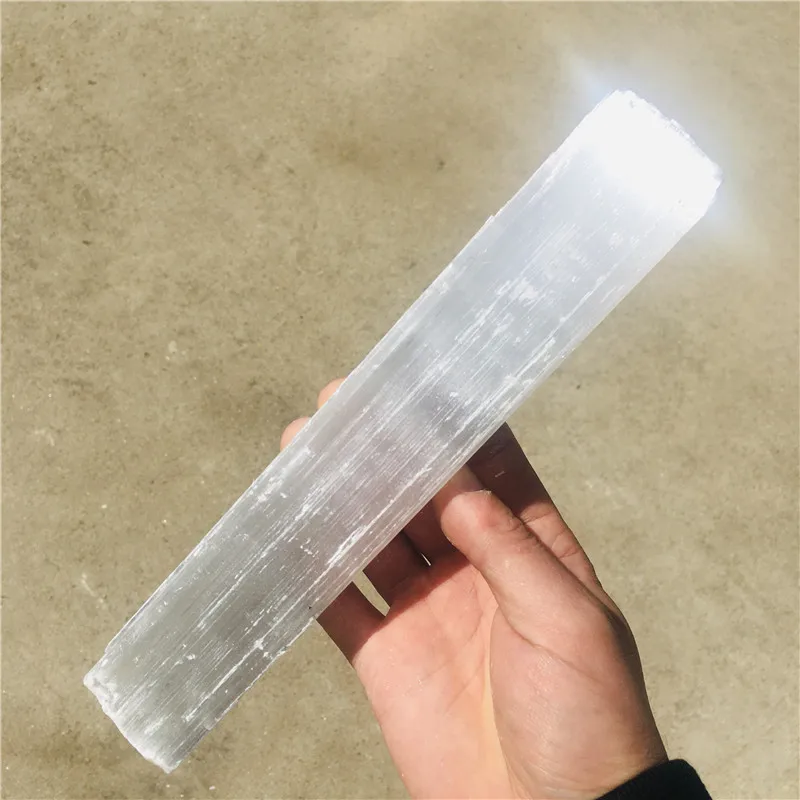 20-40cm Selenite Sticks  White Gypsum Crystals Wands Blades