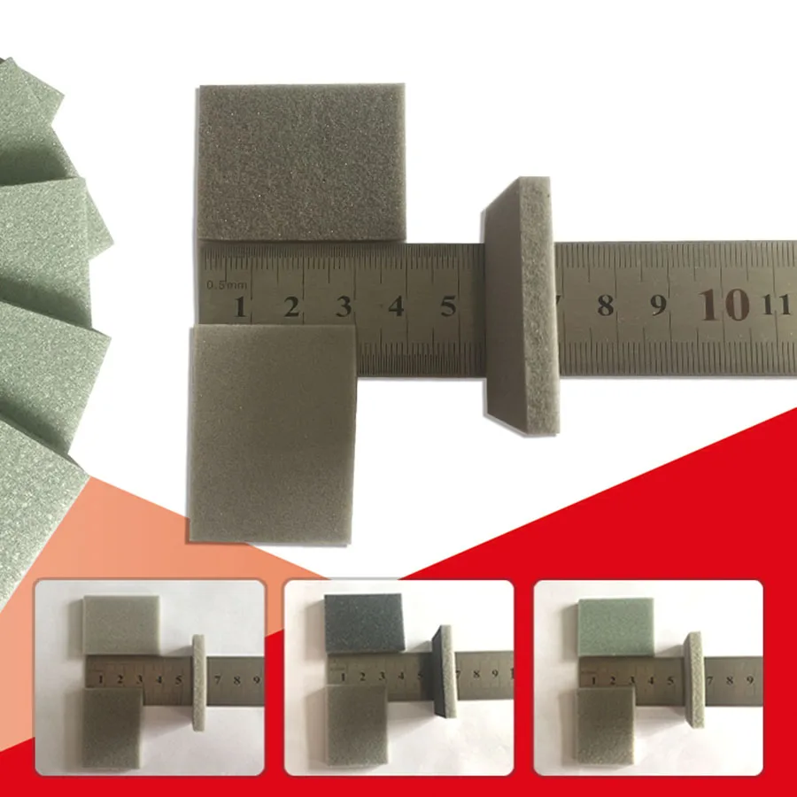 10/20Pcs 30X40Mm Square Sponge Amplas 300-3000 Pasir Baik Poles Amplas Kertas Amplas alat Kualitas Tinggi Amplas