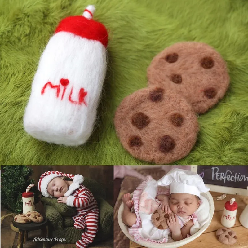

Newborn Photography Props Handmade Wool Felt Diy Handmade Baby Jewelry Home Decor Baby Photography Studio Arrcessories