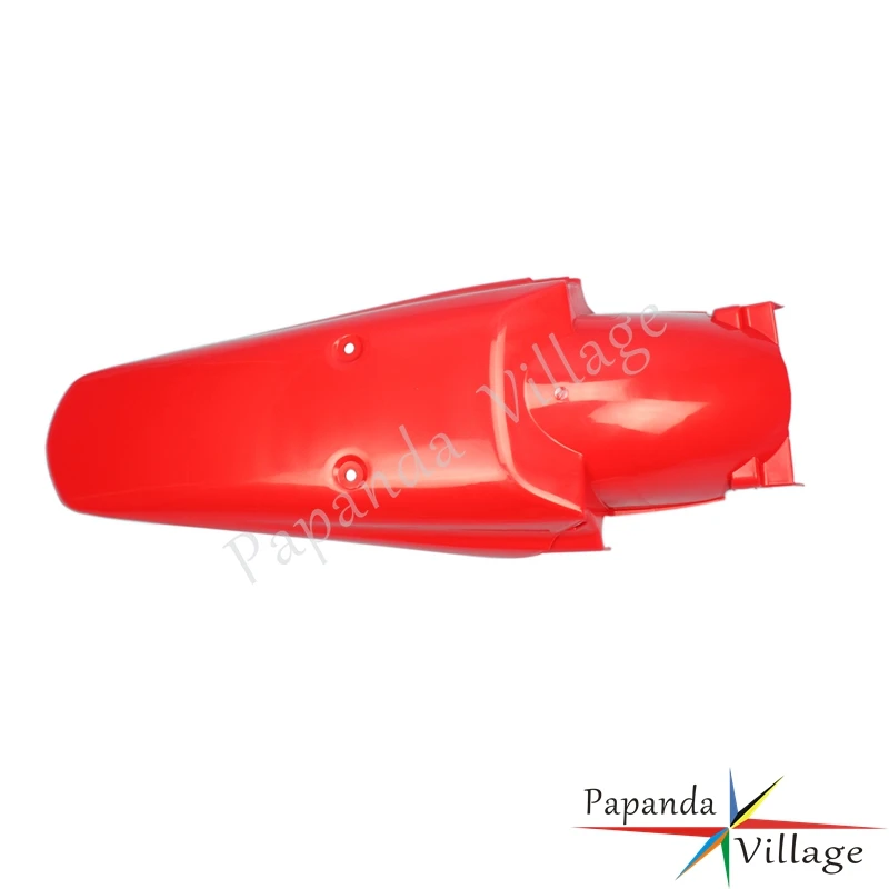 Red Dual Sport ABS Plastic Universal Motocross Mudguard Rear Fenders for Honda XR250/400 CR CRF250/450 R L Ducati Yamaha Suzuki