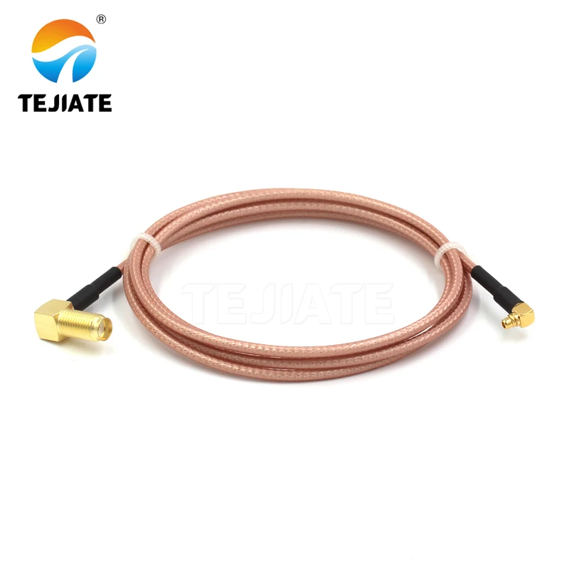 1PCS TEJIATEอะแดปเตอร์สายMMCXถึงSMAประเภทMMCXJWแปลงSMAKW 8-90ซม.1M 1.5M 2MความยาวConnector RG316ลวด