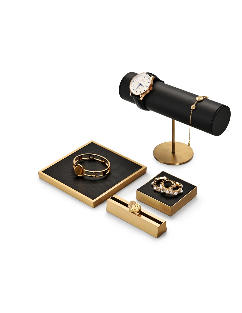 Oirlv Metall-Schmuckständer, Organizer für Armbänder, Ringe, Ohrringe, Displayständer für Schmuckgeschäfte, Thekendisplay, Aufbewahrung – Detail 2