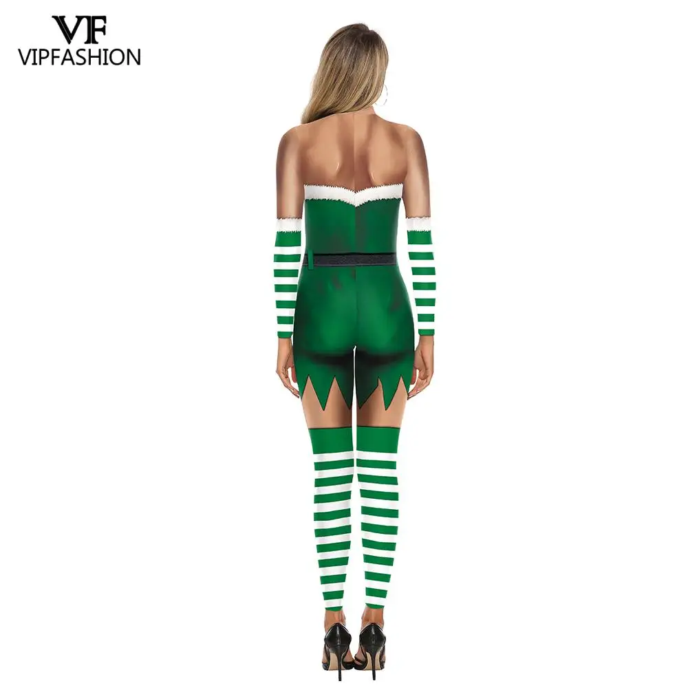 VIP FASHION-Costume de la Saint-kkd'Irlande pour Femme, Tenue de Carnaval, Elfe, Trèfles 3D, Cosplay, Nouvel An