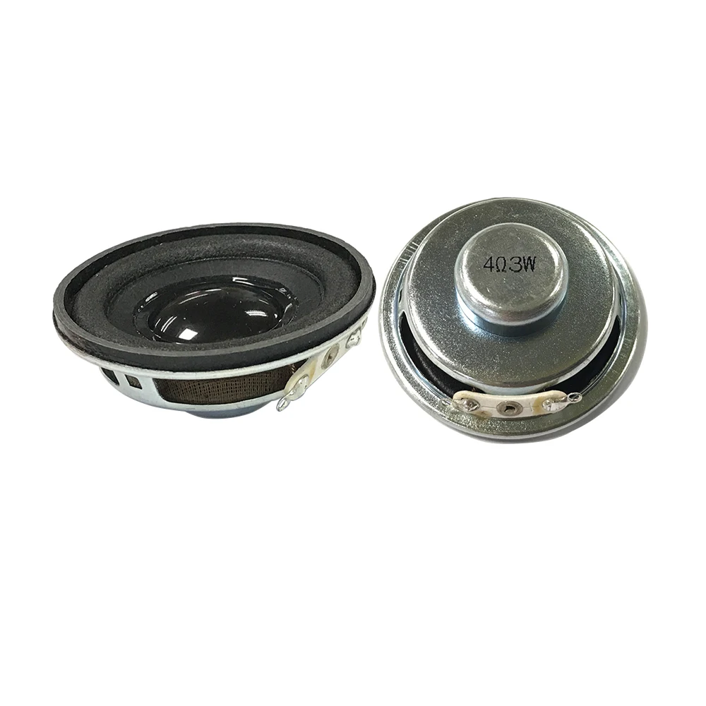 1.7 Inch 4Ohm 3W Mini Audio Portable Speakers 45mm Round Full Range Speaker Unit 13 Core For Home Theater Sound System DIY 2PCS