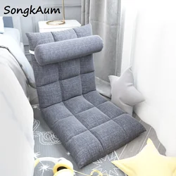 Sofá preguiçoso dobrável para casa, pequena chaise de tatami, móveis dobráveis, lounge bed, sala de estar, esports, assento de jogo, nova moda