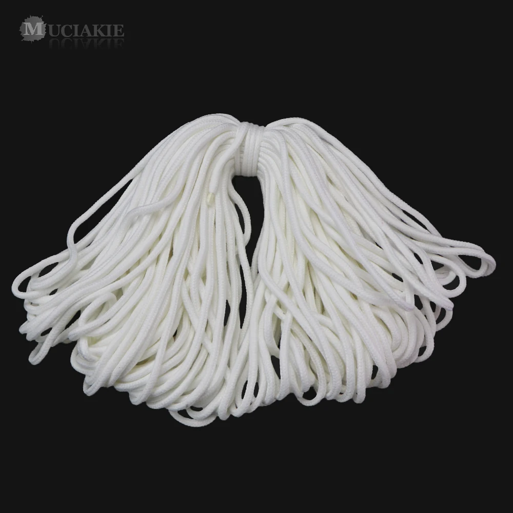 MUCIAKIE 50/100M Self Watering Wick Cord OD-4/5/6/8MM Vacation Automatic Drip Irrigation Waterer Planter Pot Cotton Rope