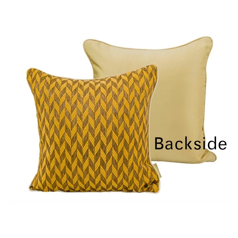 2022 American Style Loft Urban Sofa Cushion Cover Decorative Pillow Case Modern Luxury Gold Geometric Square Cushion