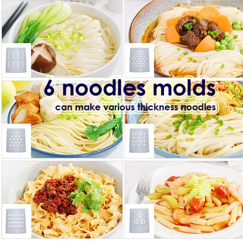 Joyoung N7V Noodles Maker Household Automatic Noodles Making Machine Multifunction 220V Fast Speed Vegetables Egg Noodles Maker