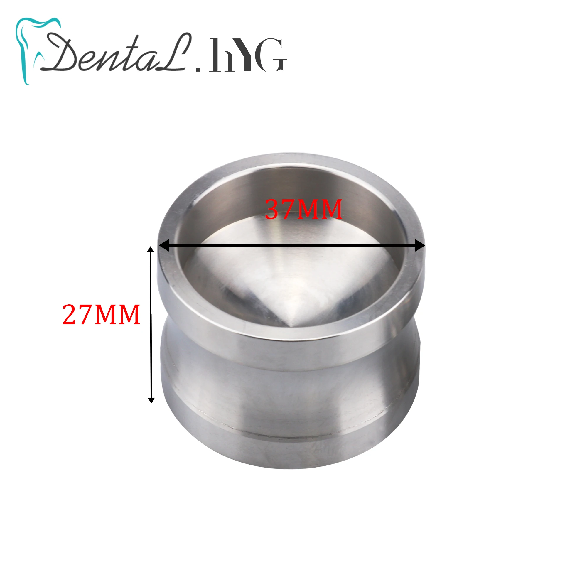 1Pc Dental Implant Lab Mixing Cup Bowl Dental Tool Bone Well Dental Injector Powder Spoon Stainless Steel Autoclavable 138℃