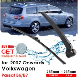 Car Wiper Blade Rear Back Window Windscreen Windshield Wipers Auto Accessories For Volkswagen Passat B6/B7 285mm 2007 Onwards