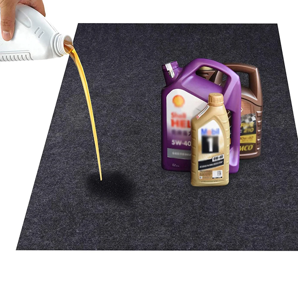 New Garage Floor Oil Mat Welding Box Liner Maintenance Mat Absorbent Reusable Washable Waterproof Protect Garage Floor Floor