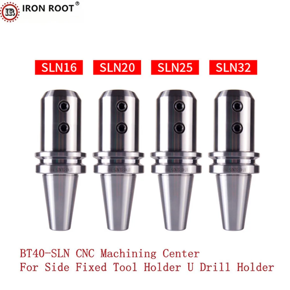 1P Side-Fixed ToolHolder BT40 SLN25 SLN32 SLN40 90- 100mm CNC Lathe Machining Center is Used to Fix the tool holder or drill bit