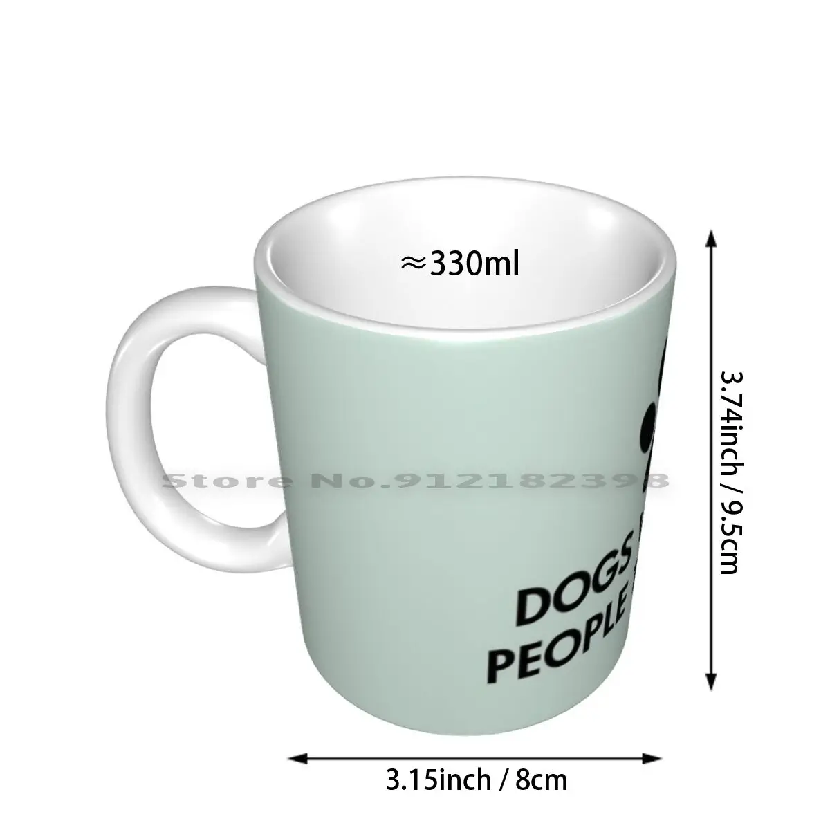 Dogs Welcome People Tolerated Ceramic Mugs Coffee Cups Milk Tea Mug Dog Lover Animal Lover Dog Humor Dog Quote I Love Dogs Dog