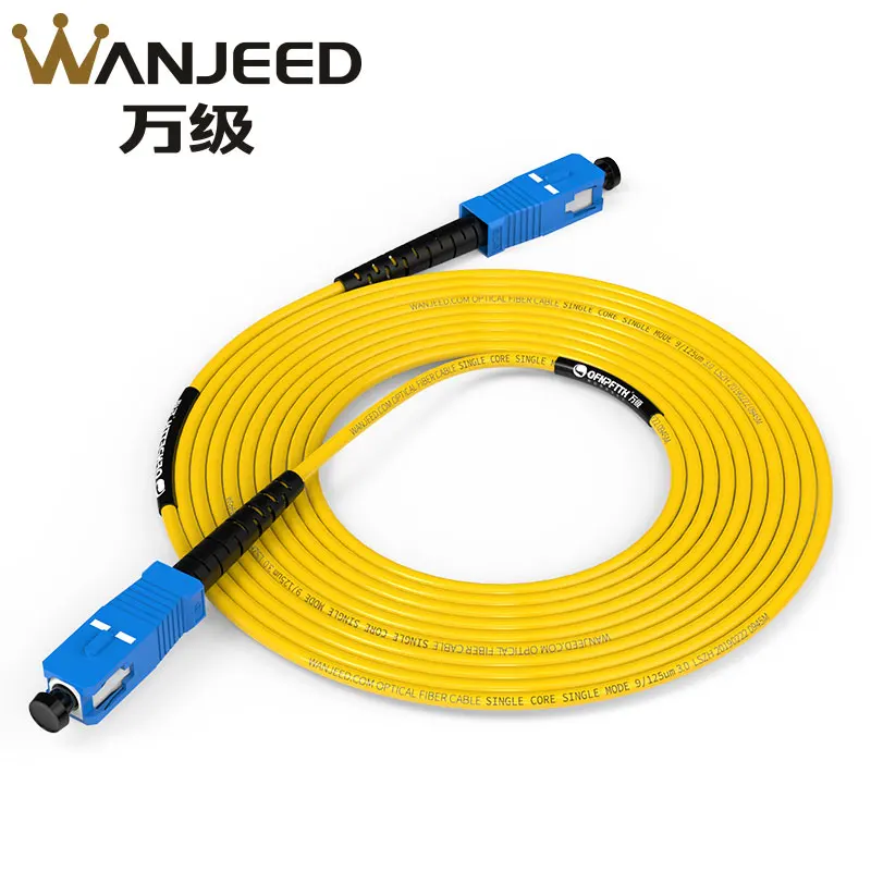 Fiber Optic Patch Cord SC-SC SM SX 3.0mm LSZH Jacket 1m Fiber Optic Patch Cable Jumper