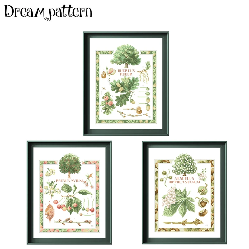 Plant A cross stitch kits aida fabric 18ct 14ct 11ct white unprint cotton thread embroidery kits DIY craft