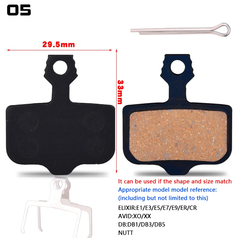 FMFXTR-Mountain Bike Brake Pads, Semi-metallic Resin Disc, Shimano, JAK, NUTT, GIANT, Hayes, ZOOM, SRAM, Bengal