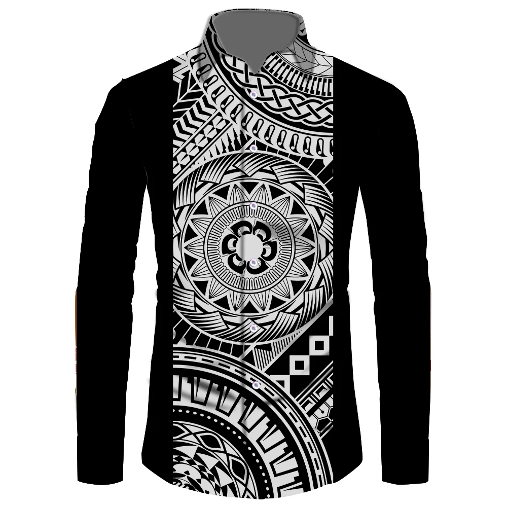

High Quality Hawaiian Shirts Luxury Design Fashion Free Shipping Tribal Clothes Gift Custom DIY Casual Dress Shirt