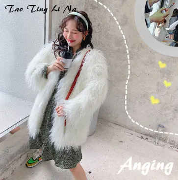 Top brand New Style 2020 High-end Fashion Women Faux Fur Coat C2  high quality