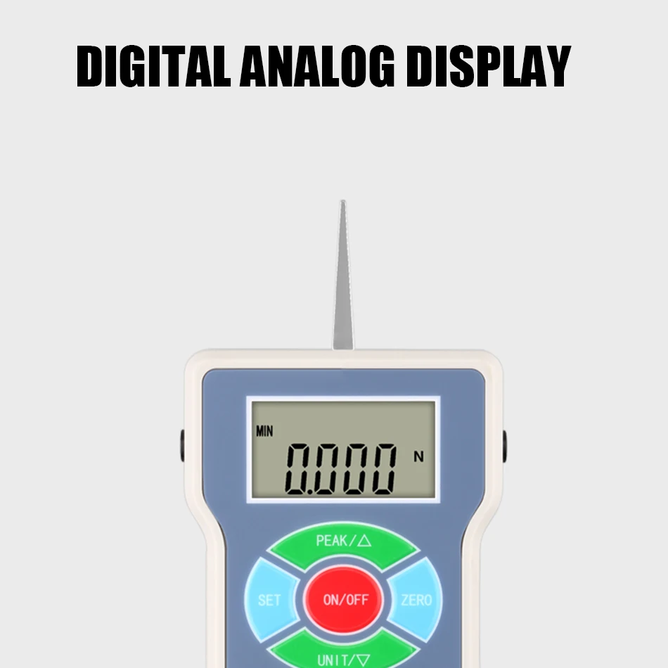 SEM-1 Digital Tension Meter SEM-1/2/3/5/10/20N Contact Tension Tester Dynamometer Round Head