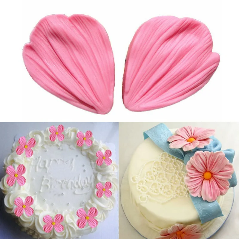 Transvaal Daisy Flower Petals Fondant Cake Molds Fondant Decoration Soap Chocolate Mould For The Kitchen Baking Cake Tool D487