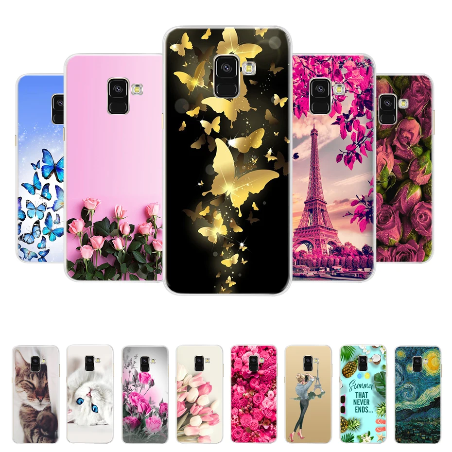 For Samsung Galaxy A8 2018 Case Samsung A8 Plus A730F Silicone Soft TPU Phone Back Cover Case For Galaxy A8 A 8 2018 A530 Hoesje