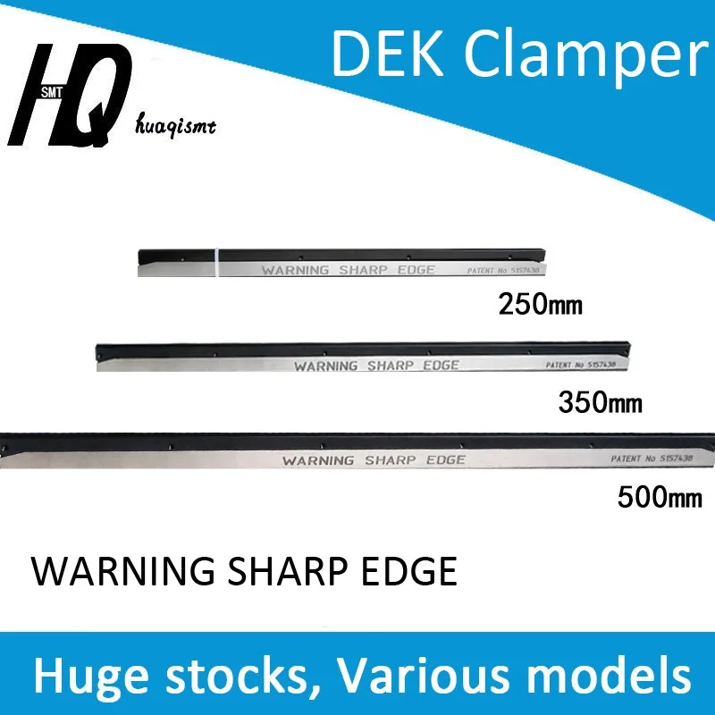 

Clamper for Dek Solder Paste Printer Clip Warning Sharp Edge Board 500 380 350 250mm 178031 177061 137516 119203 5157438 215607