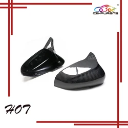 For Jaguar XE XEL XF XFL XK XJL I-PACE 2019-2021 Add On/ Replacement Style Accessories Real Carbon Fiber Side View Mirror Cover