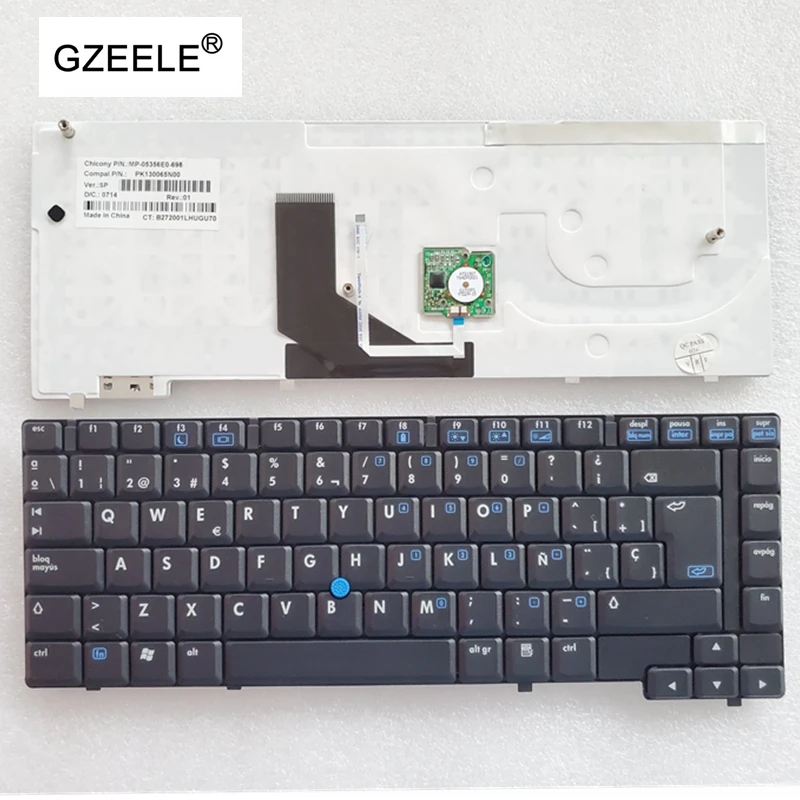 SP spanish Laptop Keyboard for HP 6910P 6910 6910B