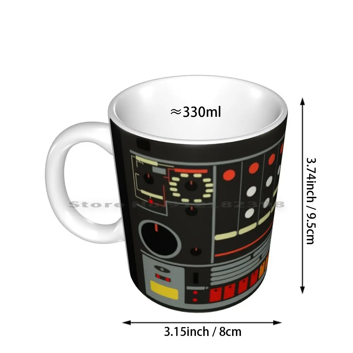 Tr-808 Drum Machine Ceramic Mugs Coffee Cups Milk Tea Mug Tr 808 808 Drums Drummer Drum Machine Kanye Kanye West Hip Hop Hip